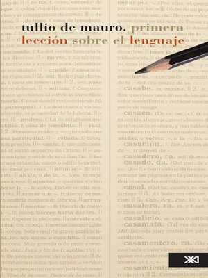 cover image of Primera lección sobre el lenguaje